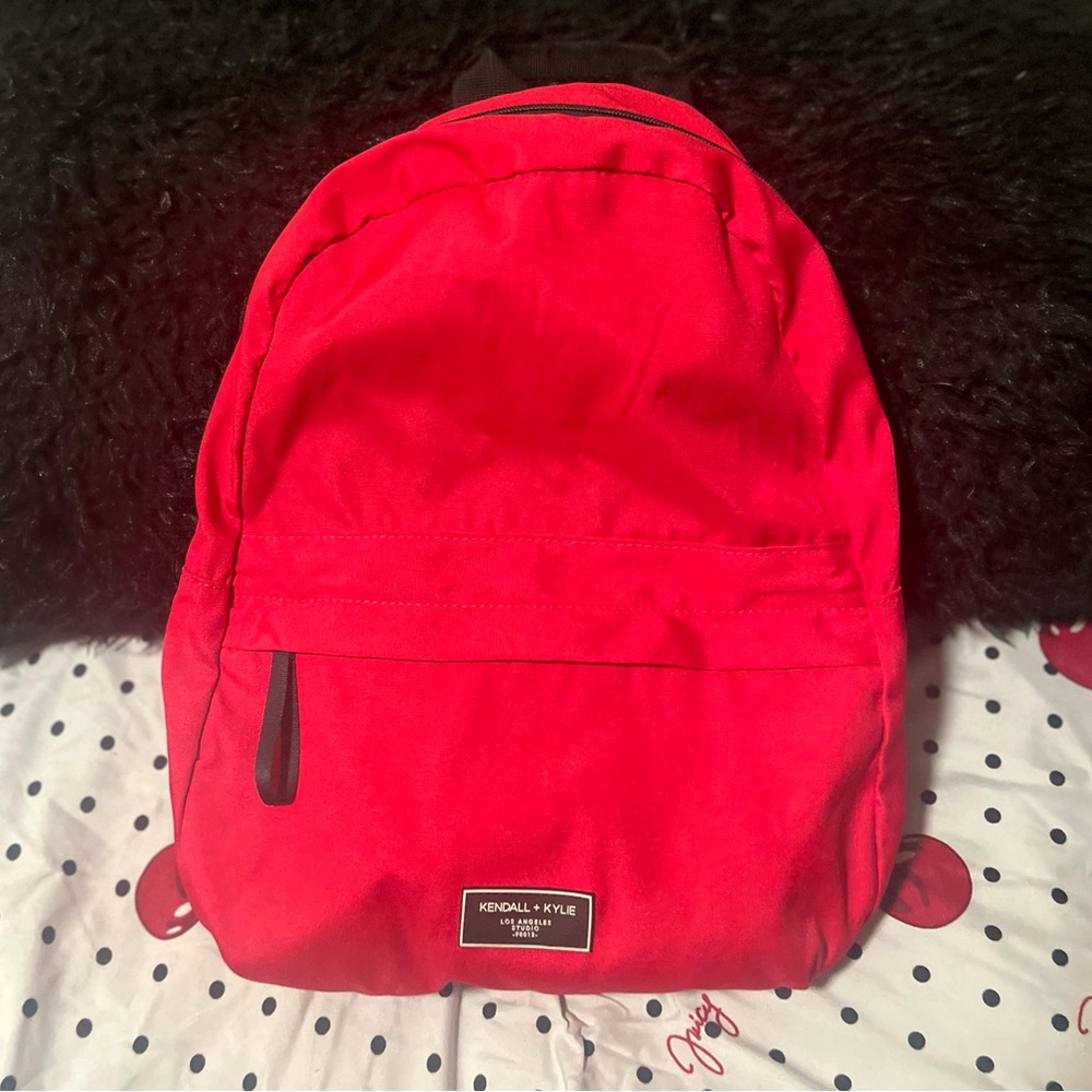 Kendall & Kylie Bold Red Backpack